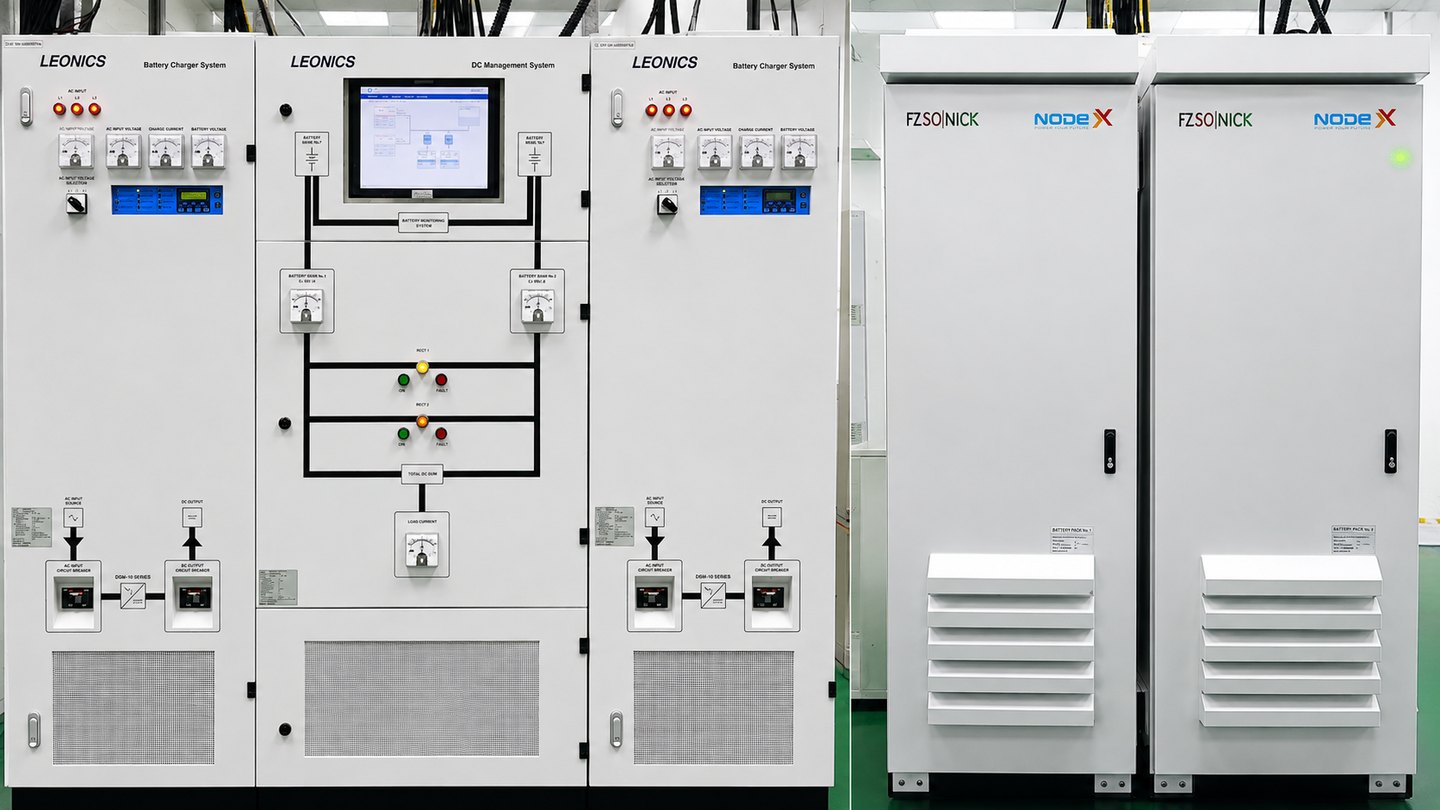 Johor Port — Two 110 Vdc Battery Chargers with DC Management System